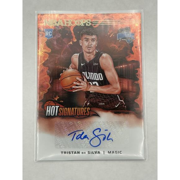2024-25 Panini Nba Hoops - Hot Signatures Rookies Tristan da Silva #HSR-TDS - Picture 1 of 2
